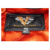 Vance Leather Vest -Size 46