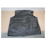 Vance Leather Vest -Size 46