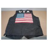 USA Bikers Dream Apparel Vest -Size Medium