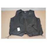 Vance Leather Vest -Size Medium