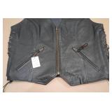 Vance Leather Vest -Size Medium