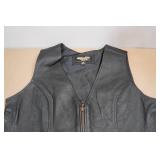 Vance Leather Vest -Size Medium