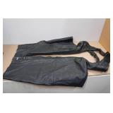 Adjustable Waist Leather Chaps