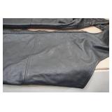 Adjustable Waist Leather Chaps