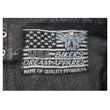 Adjustable Waist Leather Chaps