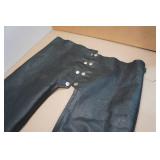 Adjustable Waist Leather Chaps
