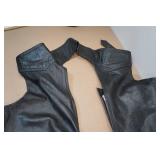 Adjustable Waist Leather Chaps
