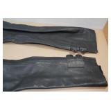 Adjustable Waist Leather Chaps