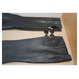 Adjustable Waist Leather Chaps