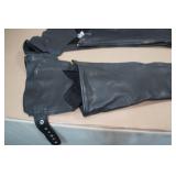 Adjustable Waist Leather Chaps