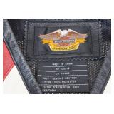 Harley Davidson Leather Vest -XL