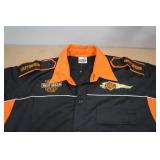 Harley Davidson Button-Up Shirt -Large