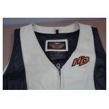 Harley Davidson Leather Vest -Large