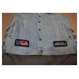 Diamond Plate Jean Vest -Medium