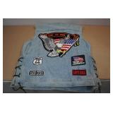 Diamond Plate Jean Vest -Medium