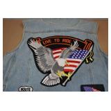 Diamond Plate Jean Vest -Medium
