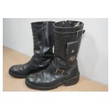 Harley Davidson Motorcycle Boots -Size 10W