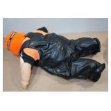 Decorative Harley Davidson Doll with Chair