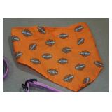 3 Harley Davidson Dog Leashes with Bandana and Collar