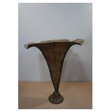 Indoor/Outdoor Metal Plant Ornate Vase