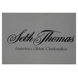 Seth Thomas Large Keyhole Style Wall Clock 27"x10-3/8"x4"