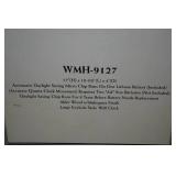 Seth Thomas Large Keyhole Style Wall Clock 27"x10-3/8"x4"