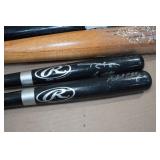 Signed Minnesota Twins Bats - Guerrier, Tiffee, Bartlett, Cuddyer