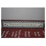 Assorted Home Décor -Signs, Memory Box, Ornament