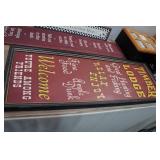 Assorted Home Décor -Signs, Memory Box, Ornament