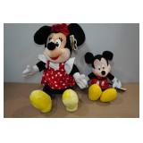Disney Mickey & Minnie Mouse Plush Dolls