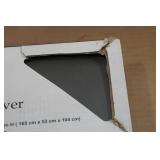 Grill It 65" Gray Grill Cover with 59" Half Length Grill Cover