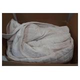 Velvet Quilt Bed Set -King, Beige