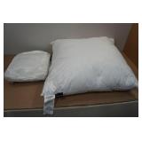 *2* Basic Home 26" Square Goose Feather & Down Throw Pillows