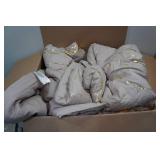 King Comforter with Pillowcases -Khaki Gold Metallic Marble