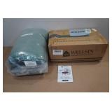 *4* Wellsin Shredded Memory Foam Chair Cushions -Dark Green