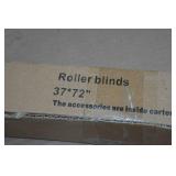 Blackout Roller Blinds 37"Wx72"H -Beige