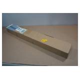 2-Pack 1" Curtain Rods 28-48" -Brown