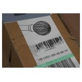 2-Pack 1" Curtain Rods 28-48" -Brown