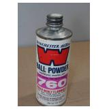 Partial Can Winchester Western 760 Smokeless Ball Powder