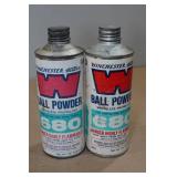 Partial Cans Winchester Western 680 Smokeless Ball Powder