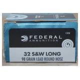 20 Federal Champion .32 S&W Long 98 Gr LRN Ammo