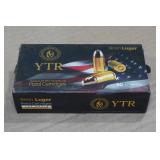 50 YTR 9mm Luger 124 Gr FMJ Ammo