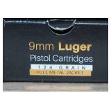50 YTR 9mm Luger 124 Gr FMJ Ammo