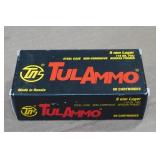 50 TulAmmo 9mm Luger 115 Gr FMJ Steel Case Ammo
