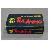 50 TulAmmo 9mm Luger 115 Gr FMJ Steel Case Ammo