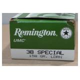 *24* Remington .38 Spl 158 Gr LDRN Ammo - Plus 2 HV