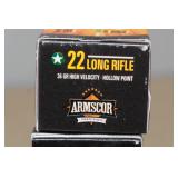 *200* Armscor .22 LR 36 Gr HP Ammo