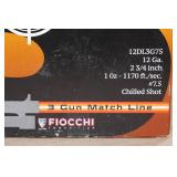 25 Fiocchi 3 Gun Match Line 12 Gauge 2-3/4" 7-1/2 Chilled Shot Shotshells