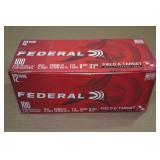 100 Federal Field & Target 12 Gauge 2-3/4" 8 Shot Shotshells