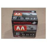 25 Winchester AA 20 Gauge 2-3/4" 8 Shot Shotshells